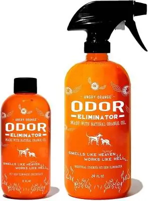 Hvor kan du kjøpe Angry Orange Pet Odor Eliminator i butikker og på nett