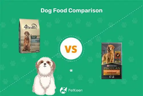 4he alth vs Purina Pro Plan Menjar per a gossos: comparació 2023, avantatges & contres