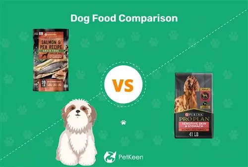 წევრის ნიშანი vs Purina Pro Plan Dog Food – 2023 შედარება, დადებითი & უარყოფითი მხარეები