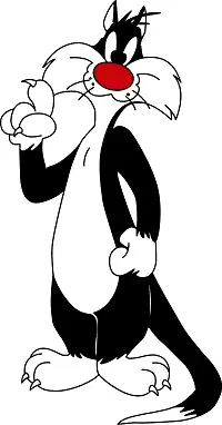 Vilken kattras är Sylvester från Looney Tunes?