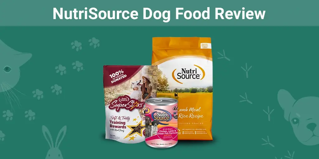 Преглед на храните за кучета NutriSource 2023: Изтегляния, плюсове & минуси